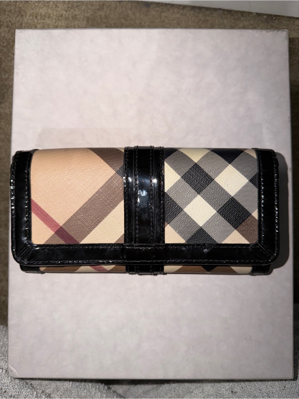 *AUTHENTIC* Vintage Burberry Nova Check Tri-Fold Wallet